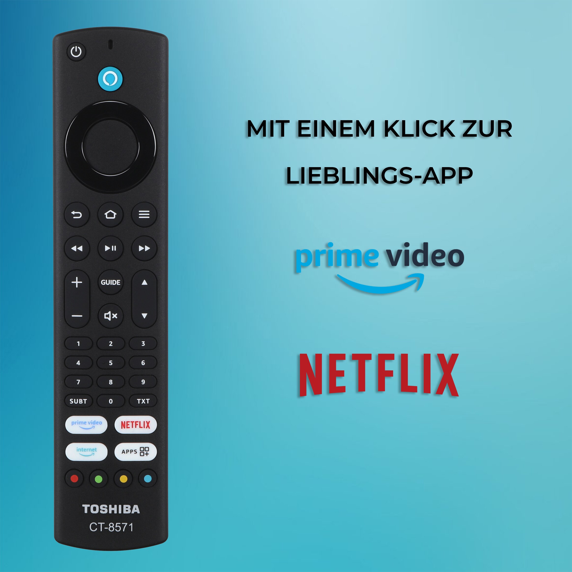 Toshiba 40LF3F63DAZ 40 Zoll Fernseher Fire TV (Full HD, HDR, Smart TV, Triple-Tuner, Alexa Built-In)