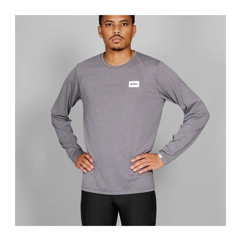 saysky clean motion ls herre 634 nmrls51 grey melange