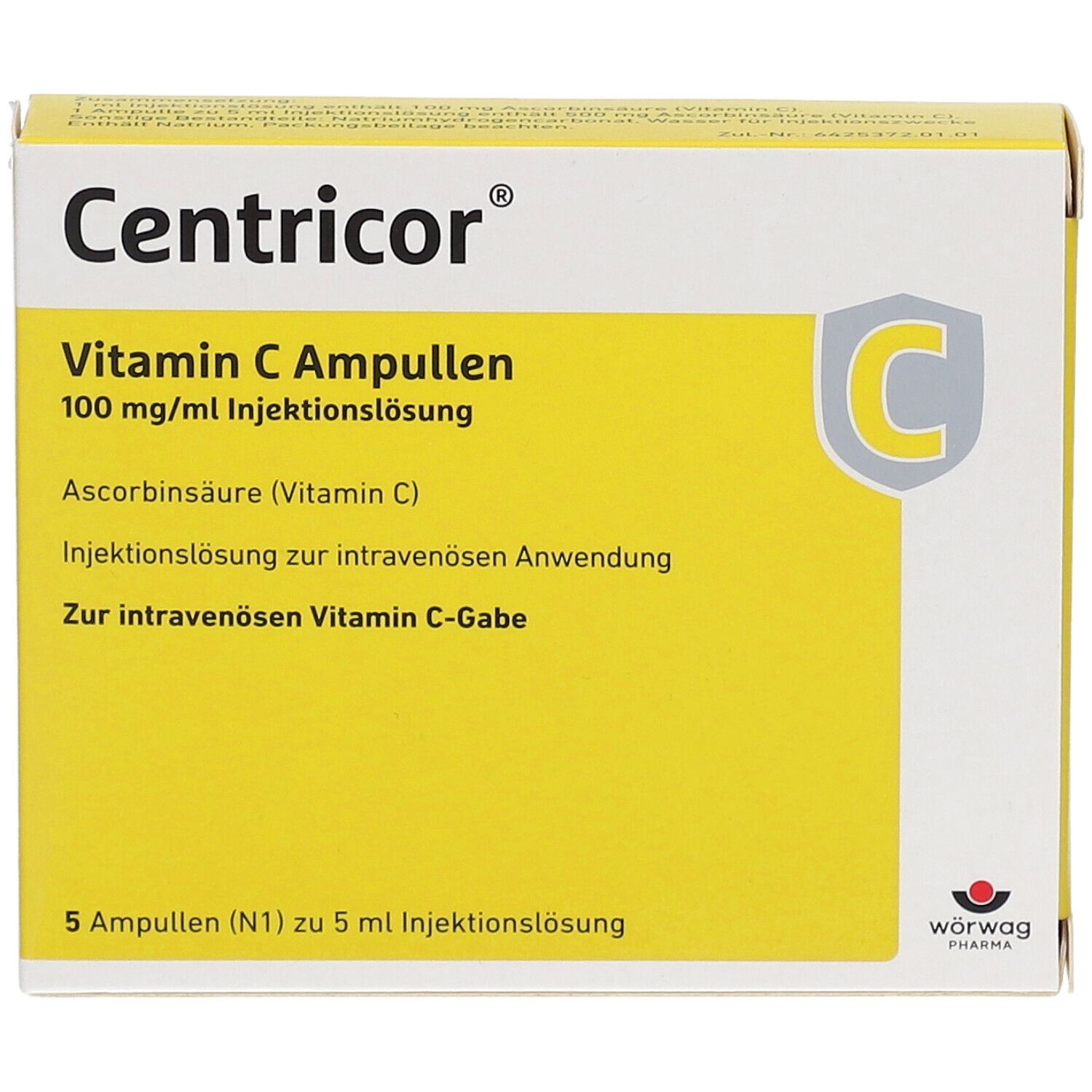 Centricor® Vitamin C Ampullen 100 mg/ml Injektionslösung