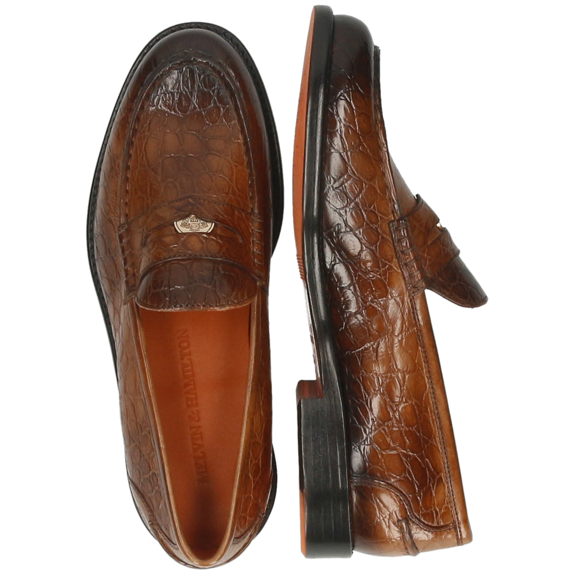 GIANNA 3 - Mocassins à talon plat | Marron