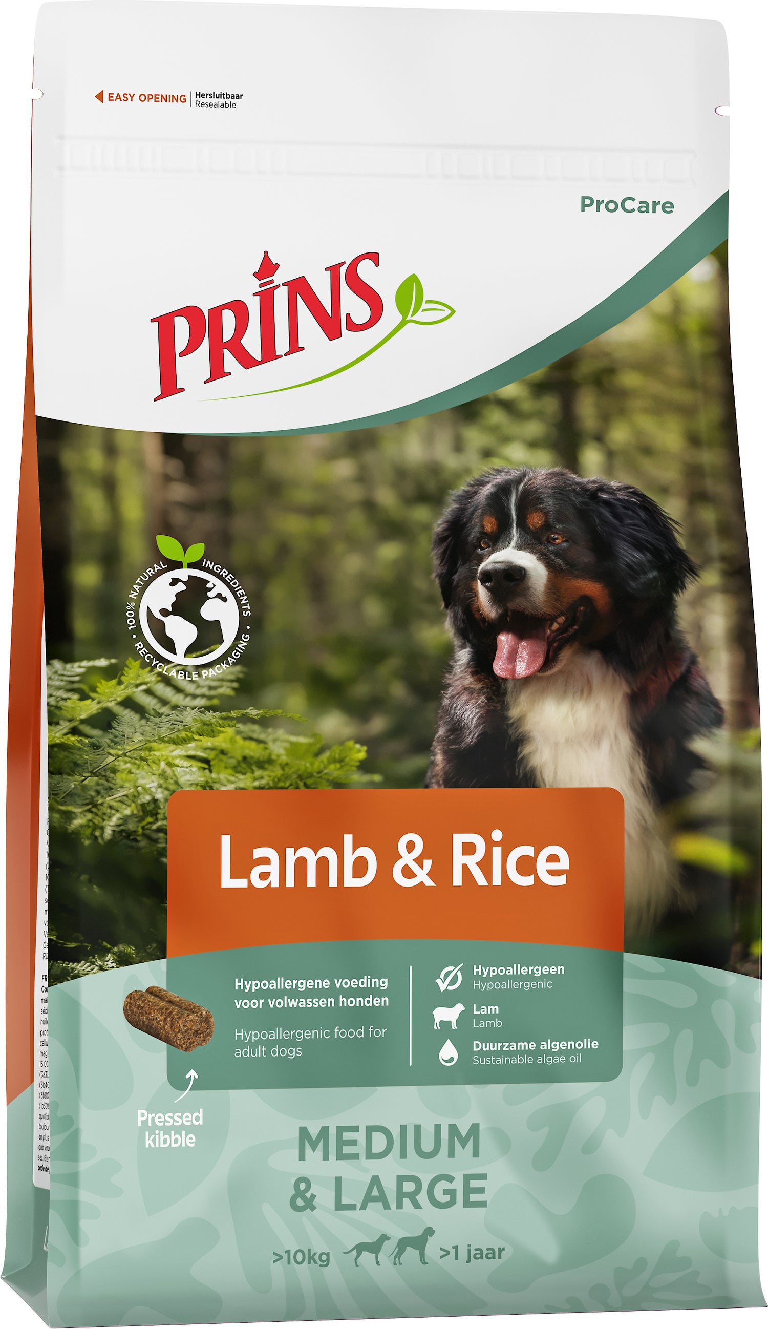 Prins hondenbrokken Procare Lamb & Rice adult Lam 12 kg