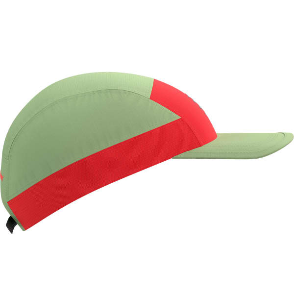 Casquette trail COMPRESSPORT 5 PANEL LIGHT CAP NILE/FLUO RED