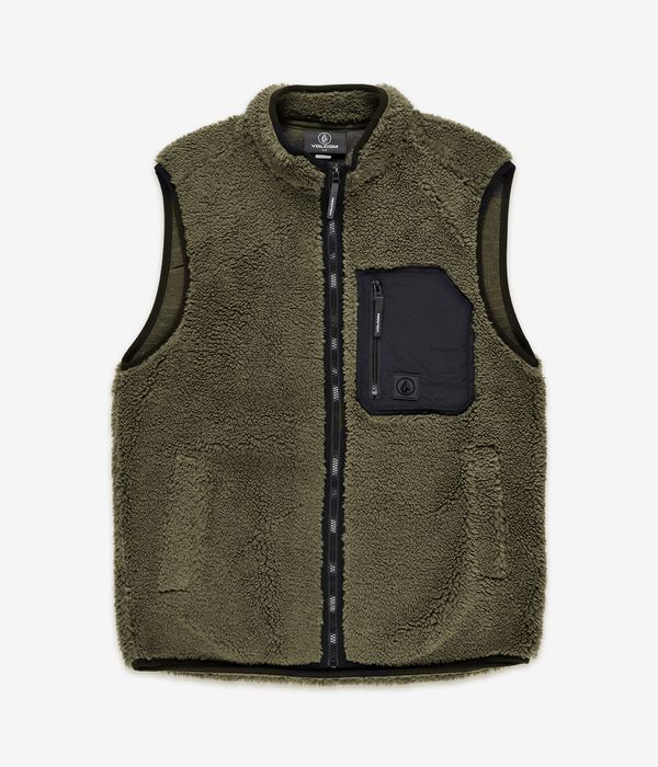 Volcom Muzzer Fuzzar Weste (wintermoss)