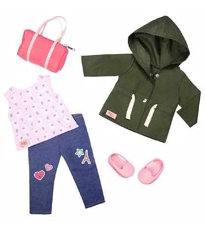 Our Generation Puppenkleidung - Deluxe Grüne Jacke