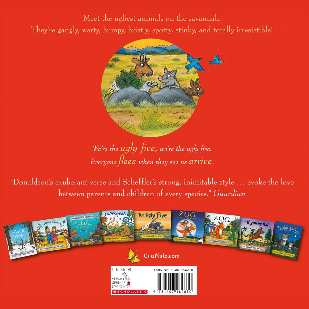 Die hässlichen Fünf (Taschenbuch) von Julia Donaldson