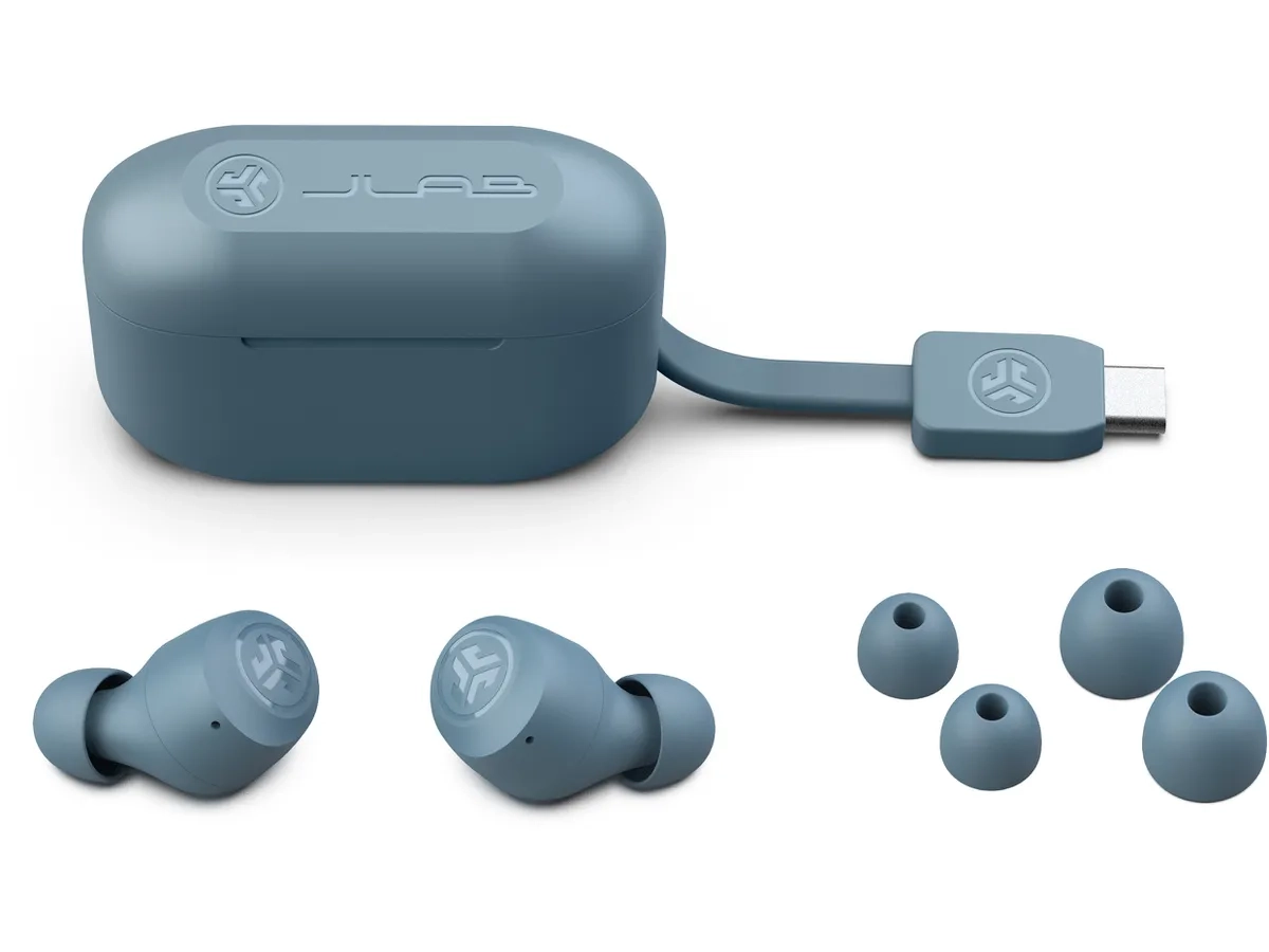 Go Air Pop Bluetooth 5.1 In-Ear Kopfhörer IPX4 Headset 350mAh Ladecase (IEUEBGAIRPOPRSLT124) - Slate Grey