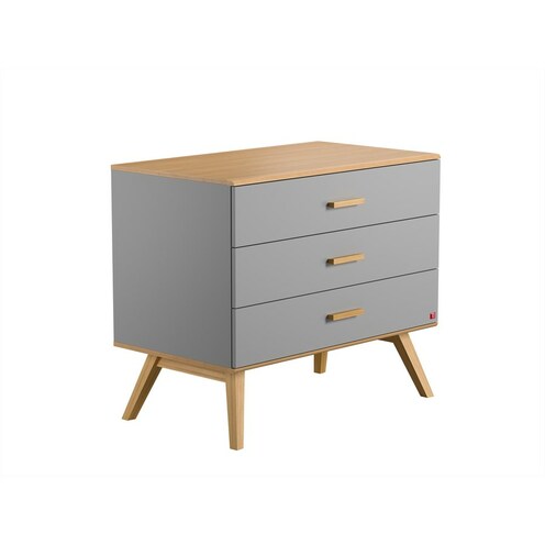 Chambre DUO NAUTIS lit 60x120 commode gris - VOX