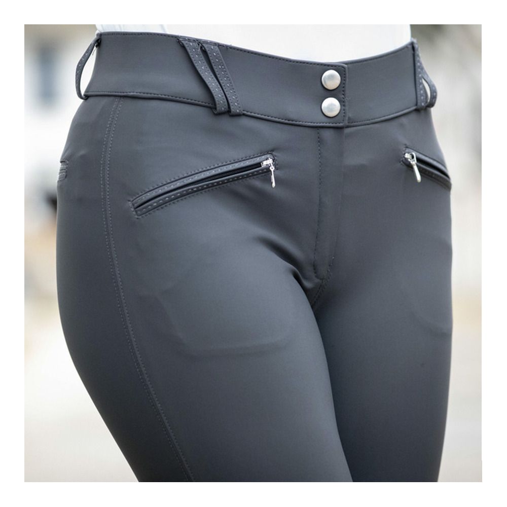 Pénélope ROCKY - Pantalon siliconé Femme gris fonce