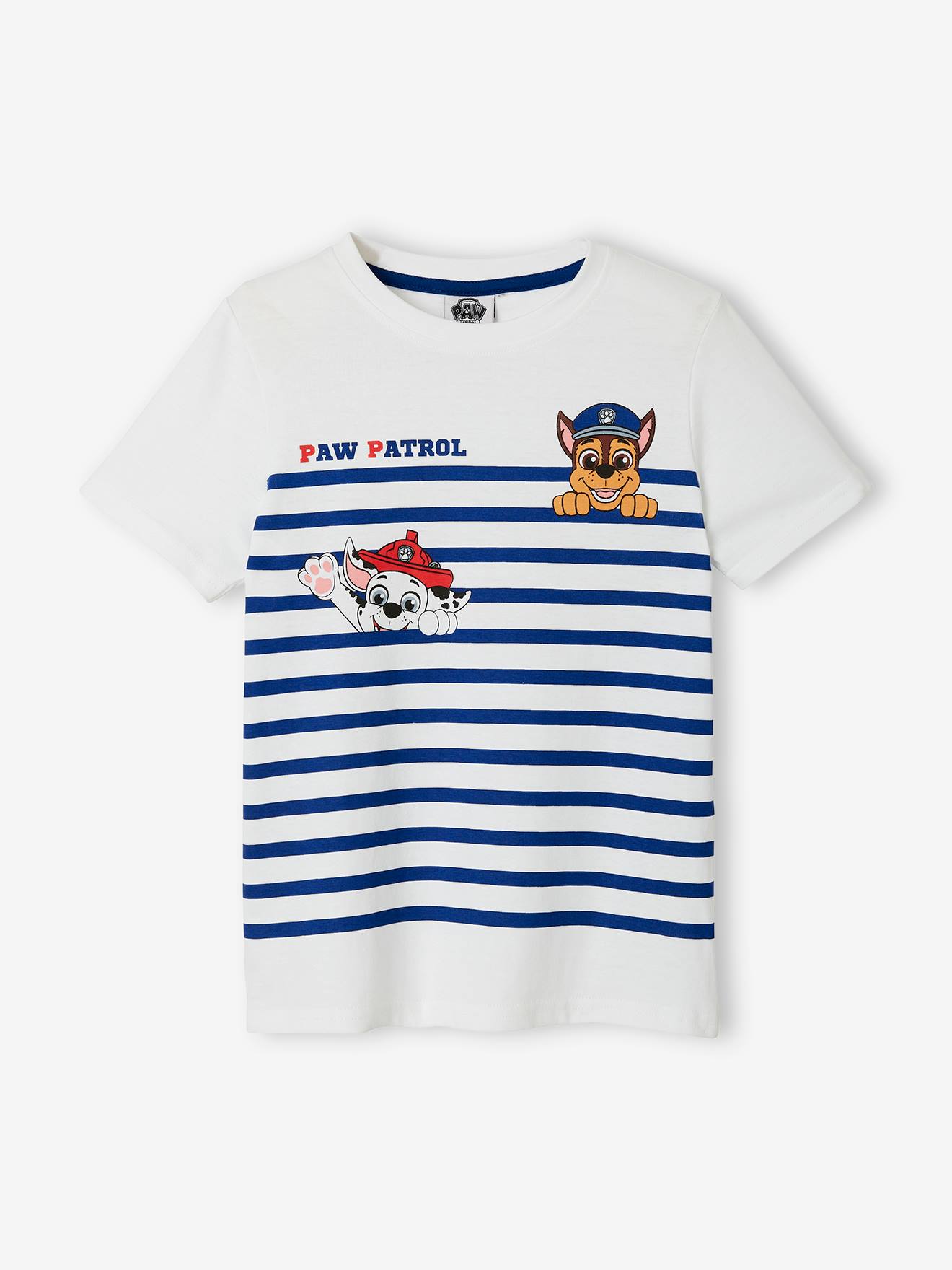 Camiseta listrada branca clara da Patrulha Canina®