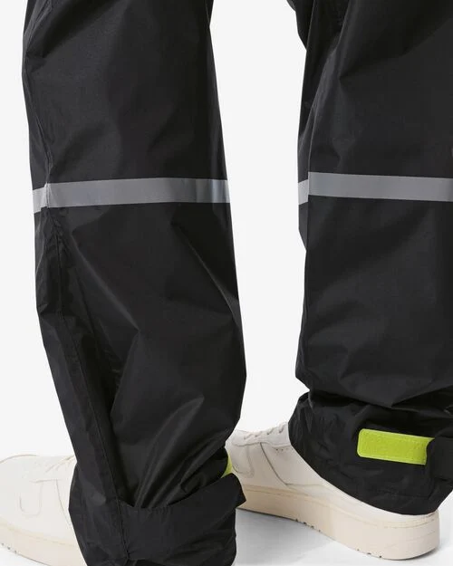 pantalon de pluie pour adulte léger imperméable noir