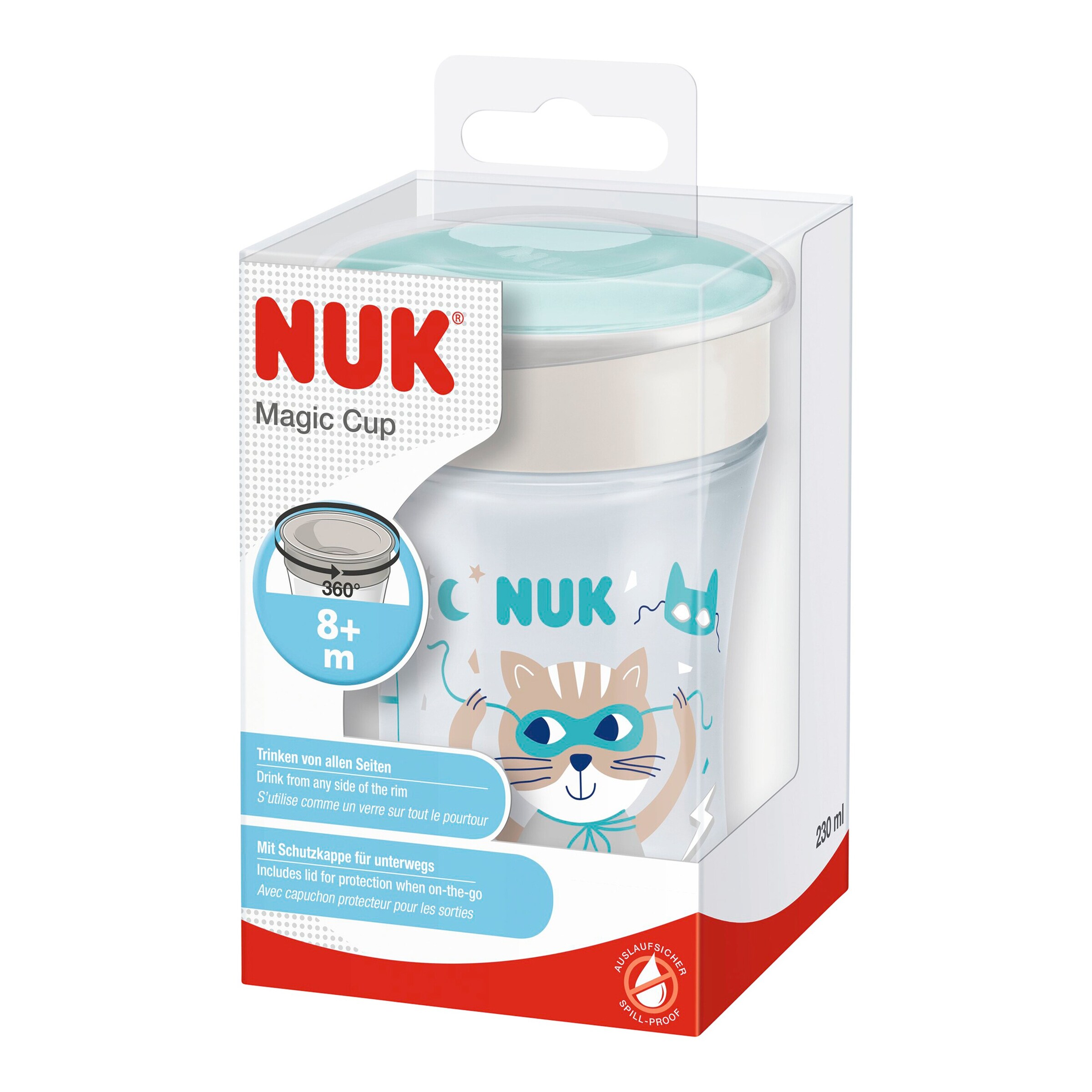 NUK Trinklernbecher Magic Cup 230 ml türkis