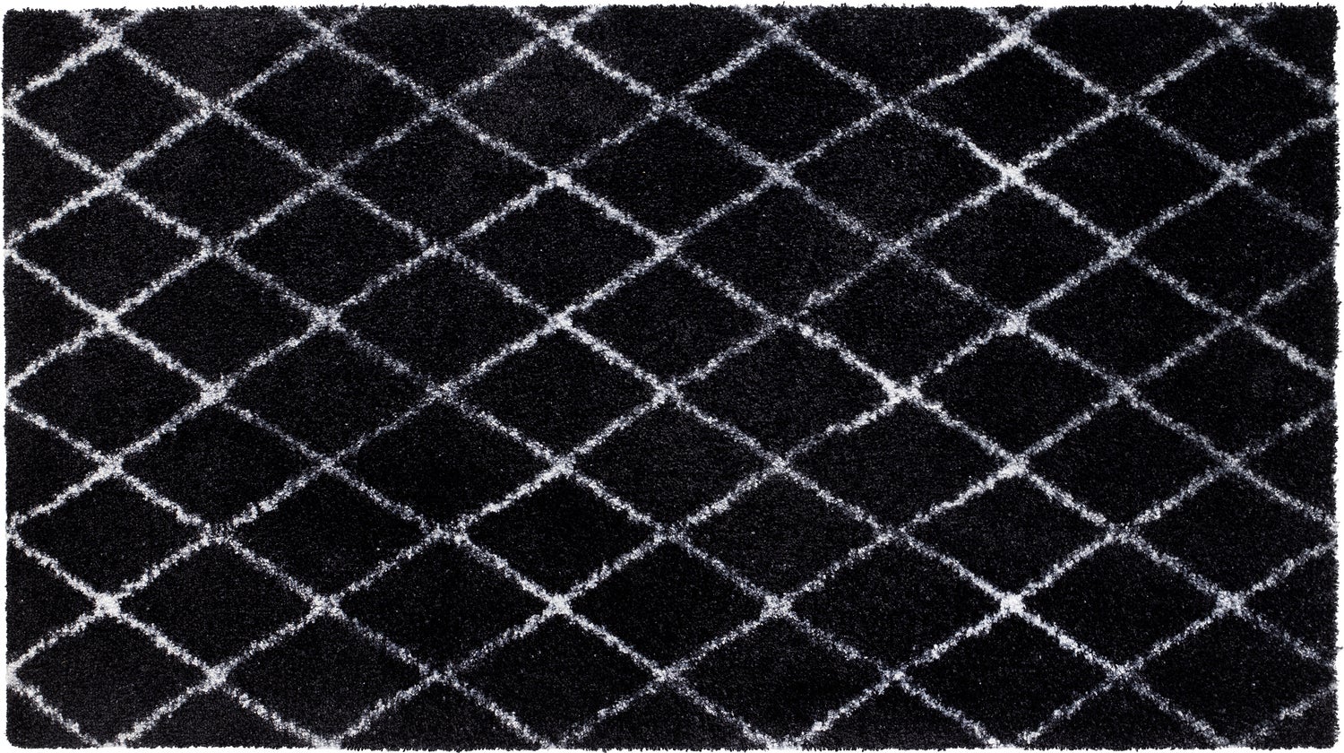 HQ Hamat droogloopmat Lima zwart 67 x 120 x 0,7 cm
