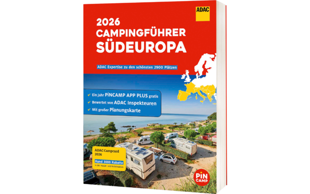 ADAC Campingführer 2026 inklusive ADAC Campcard Sprache Deutsch