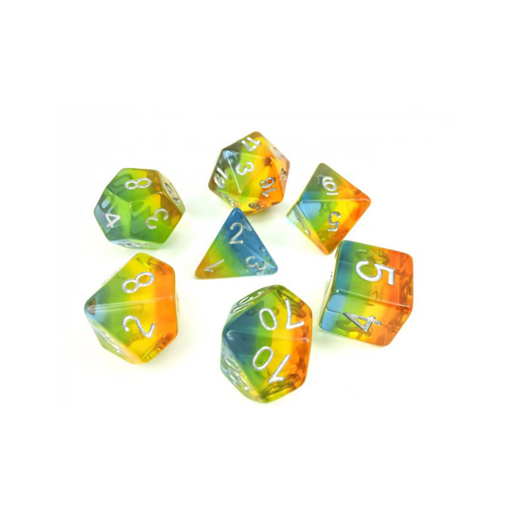 Set de 7 Dés - Yellow Aurora (HDTL-03)