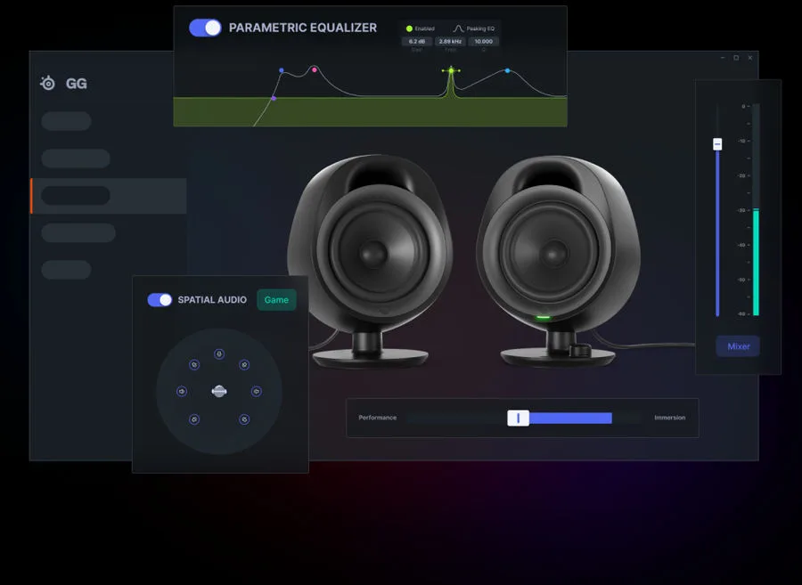 SteelSeries Arena 3 Enceintes PC