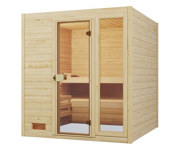 Weka Sauna Valida Plus mit Glastür und