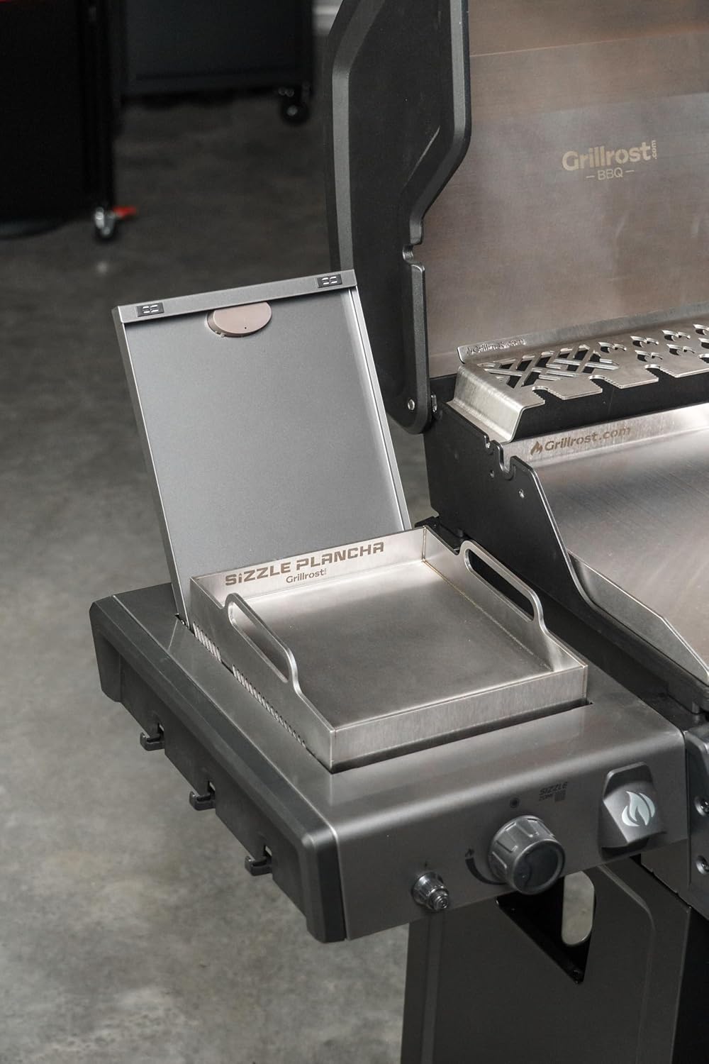 Grillrost.com Das Original Sizzle Plancha Weber und Napoleon - passend für Seitenbrenner und Sizzle Zone