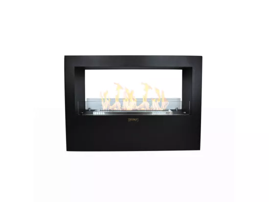 Cheminée à Bioéthanol Giotto S Noir 100x30x70