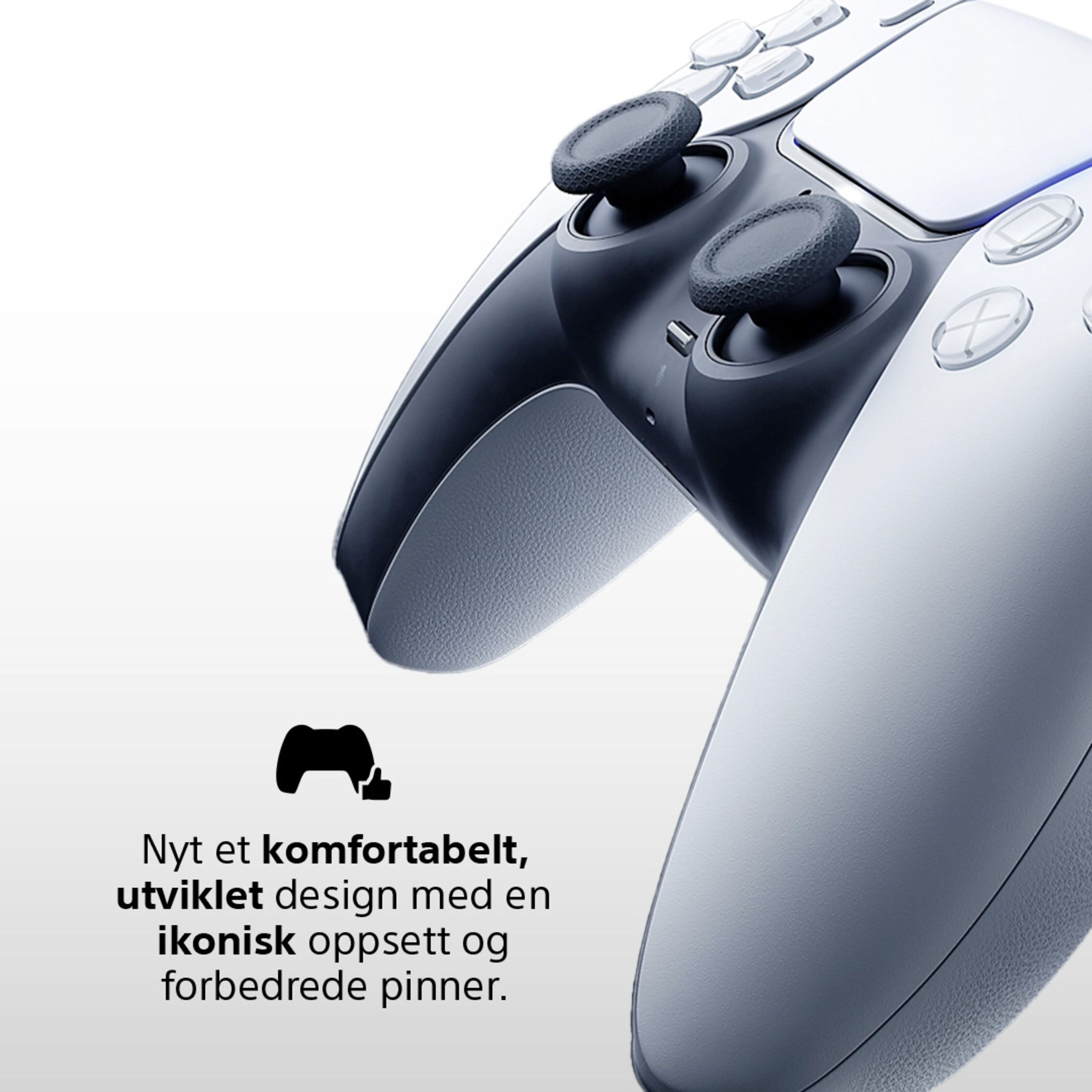 Sony DualSense V2 Trådløs håndkontroller Hvit