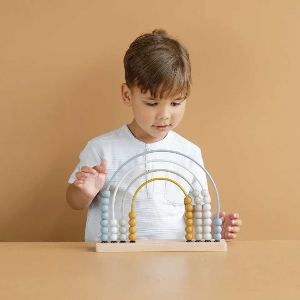 Little Dutch - Regnbue Abacus blå