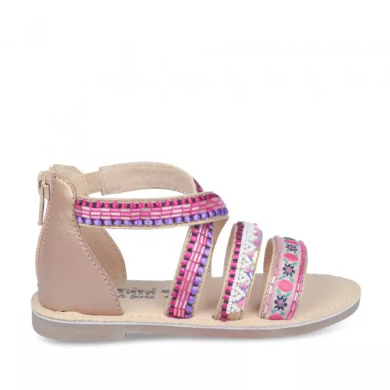 Sandales ROSE NINI & GIRLS CUIR