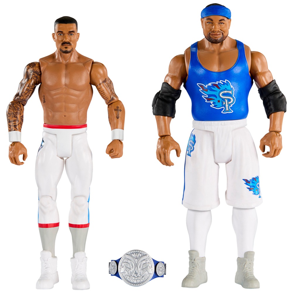 WWE Championship Showdown: Angelo Dawkins vs. Montez Ford – Actionfiguren-Doppelpack