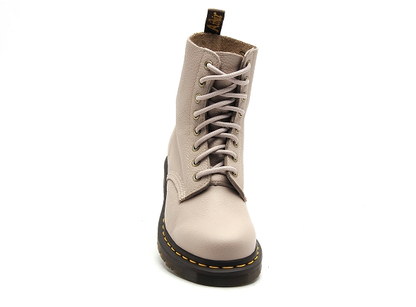 Dr martens boots bottine plates femme pascal virginia beige
