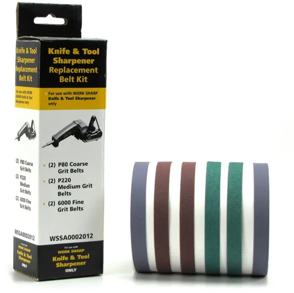 Work Sharp WSKTS slipebånd assortert (80,220,6000) 6pk