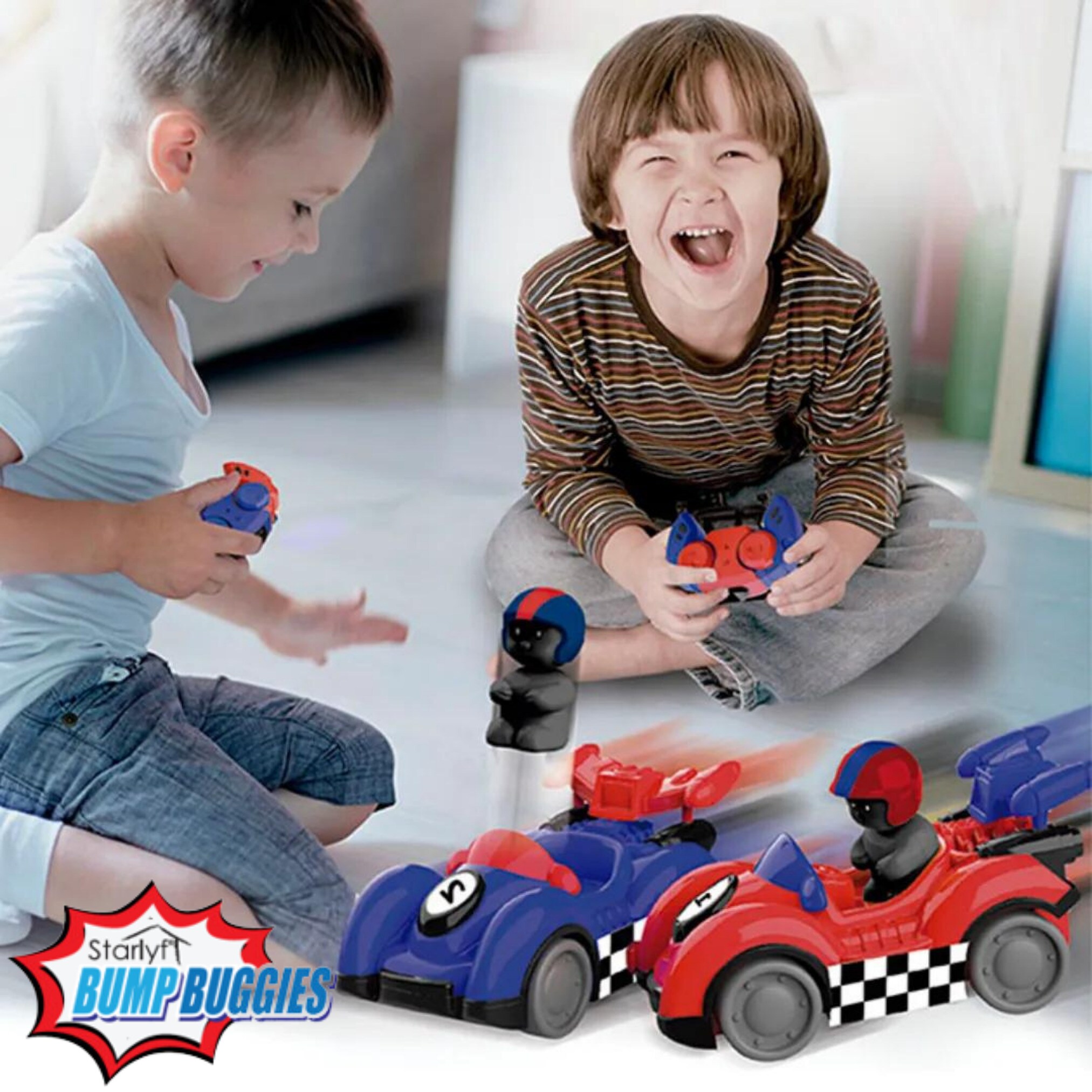 Starlyf® Ferngesteuertes Auto - Autospielzeug Kinder Bump Buggies