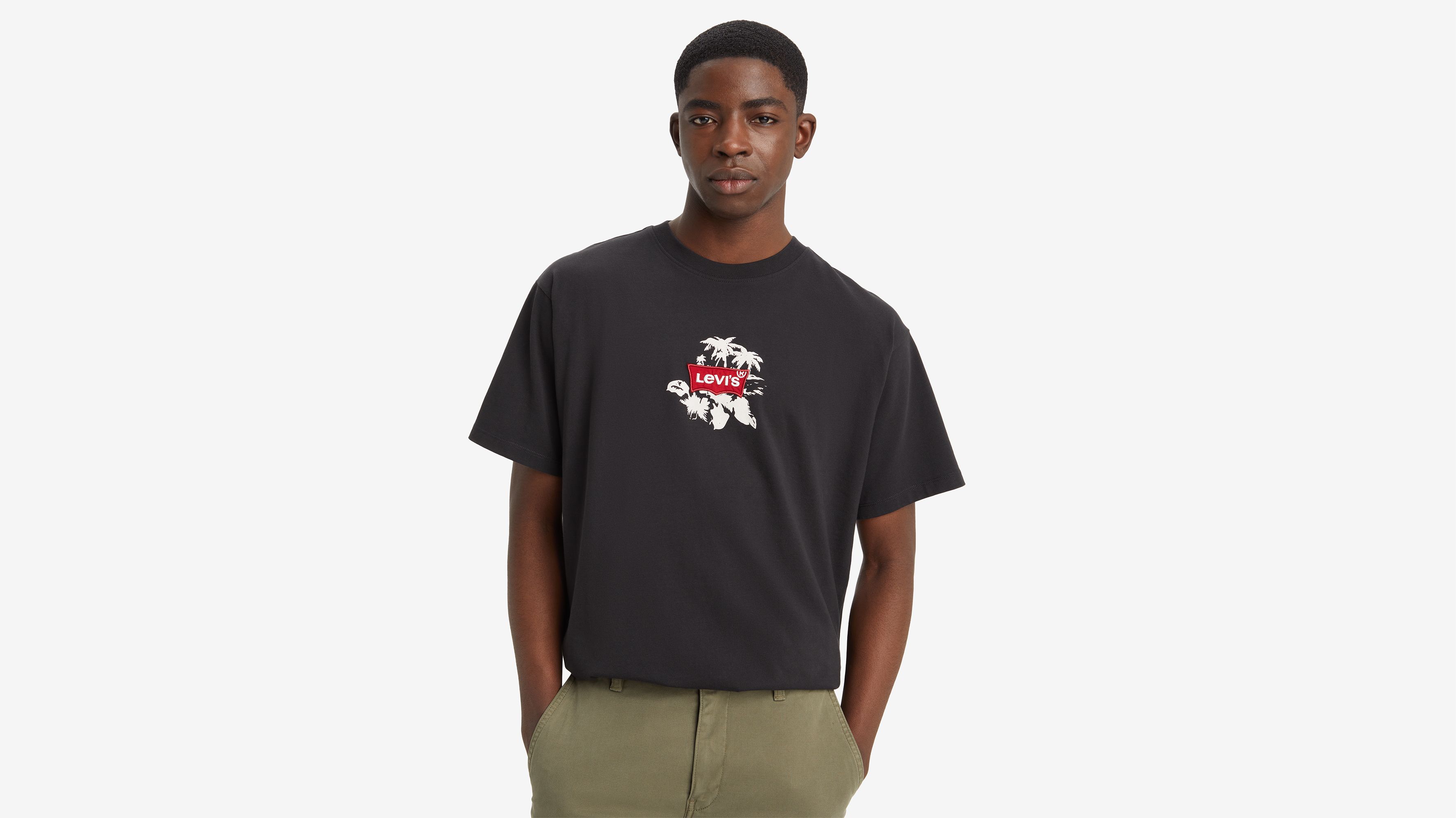 Vintage Fit Graphic Tee - Floral Caviar - Noir