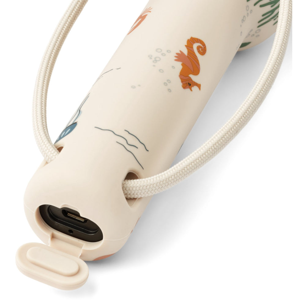 Køb LIEWOOD Sea Creature / Sandy Gry Printed Lommelygte
