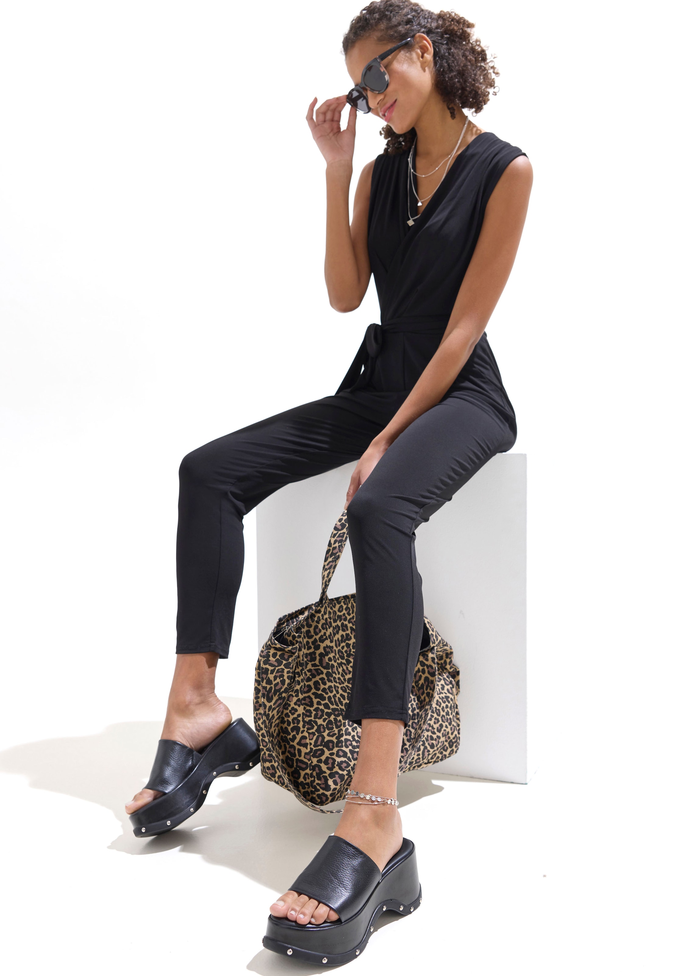 French Connection Shopper »Strandtasche, Sommertasche, Badetasche« Schultertasche, Handtasche, Einkaufstasche, Tragetasche VEGAN