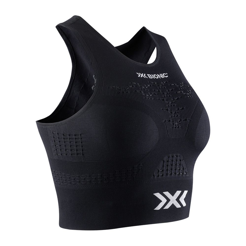 X-Bionic ENERGIZER 4.0 - Crop Top Femme black/white