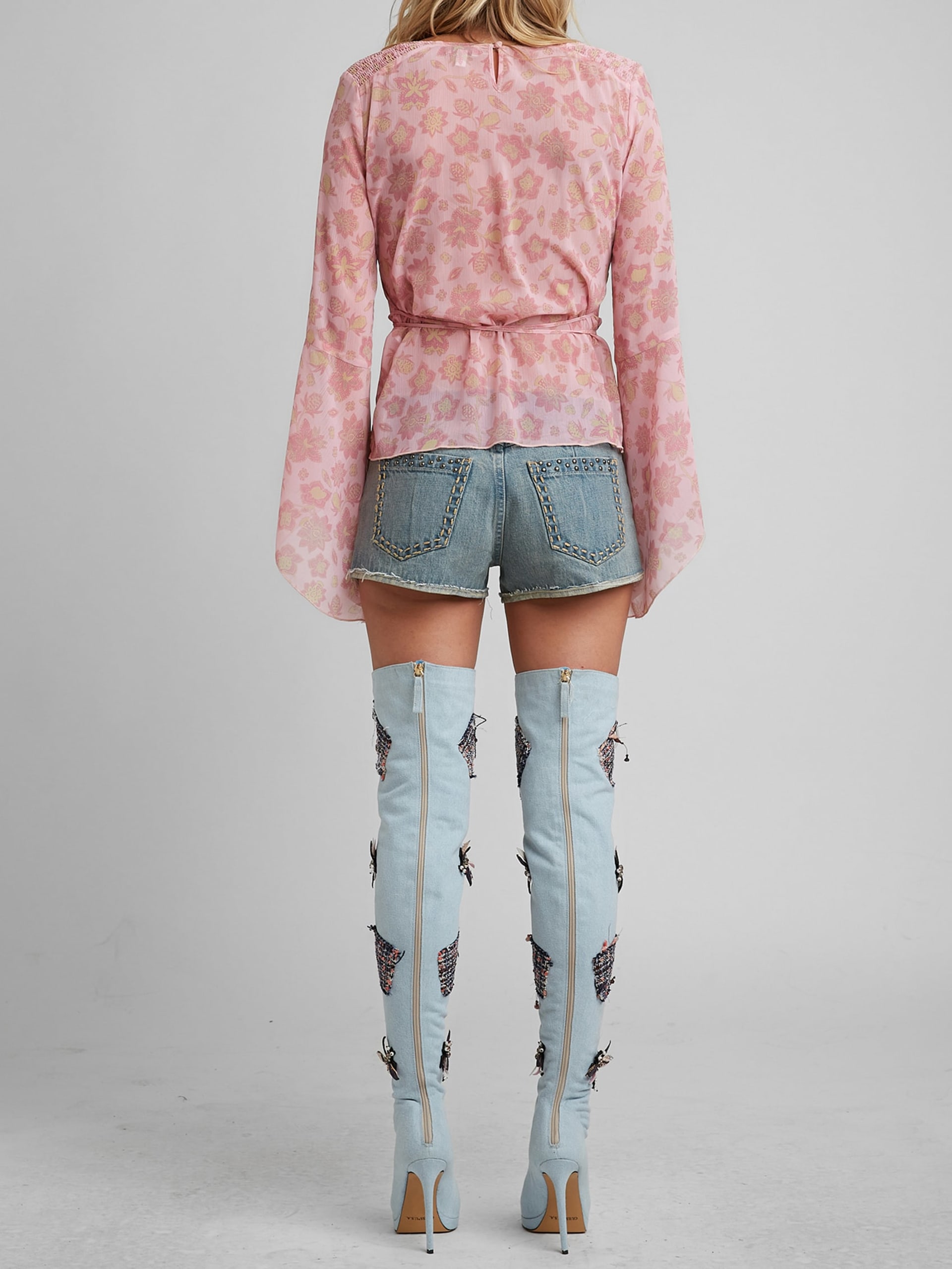Botas de ganga até ao joelho