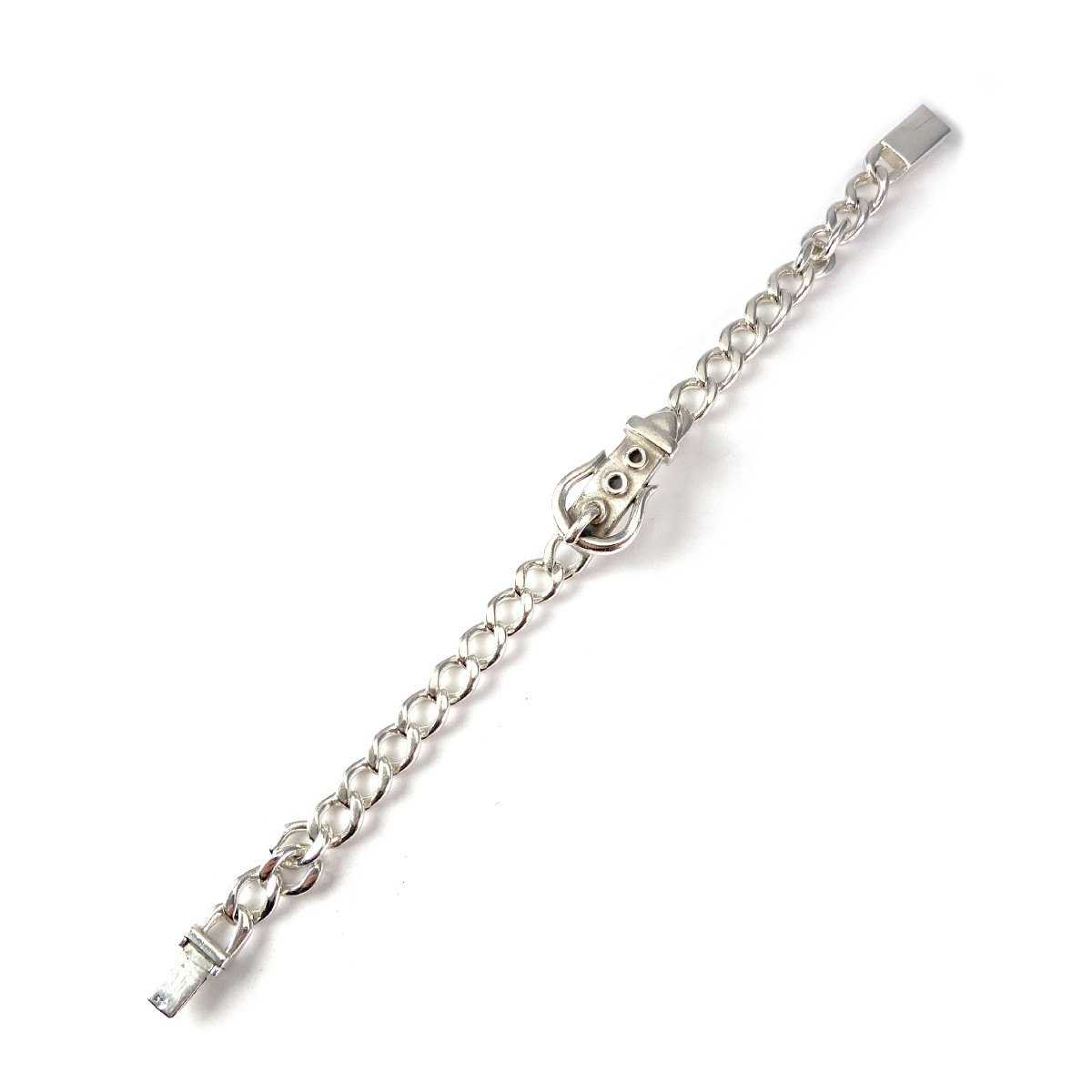 Bracelet d'occasion argent 925 maille gourmette 23 cm