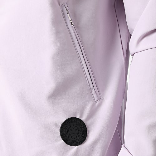Ensemble Veste Zippée Et Pantalon Cargo Travis Violet Clair