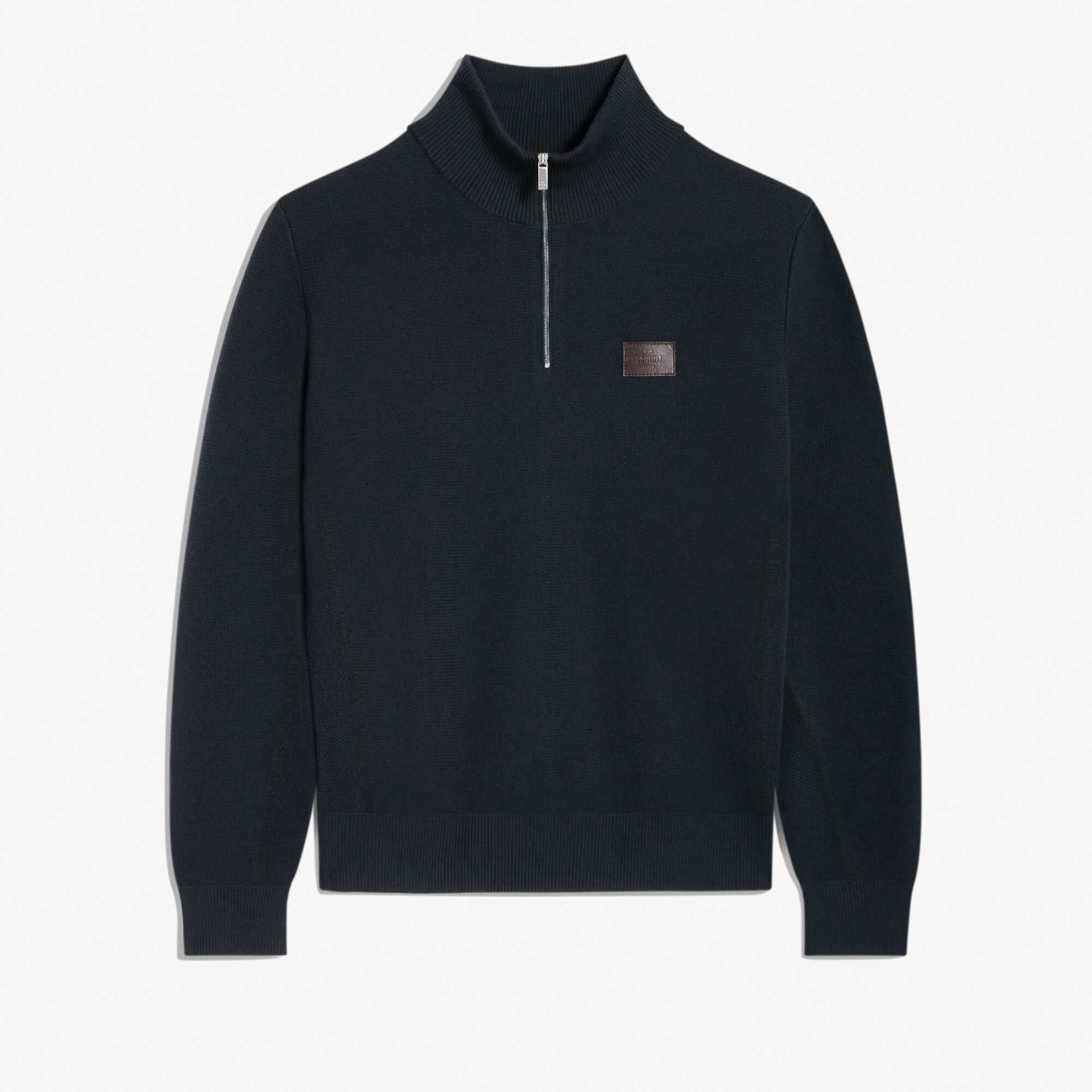 Pull Avec Col Zippe Shadow