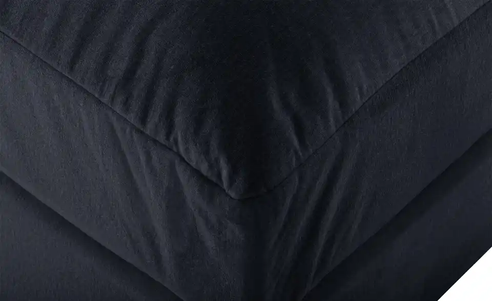 Element Branna Anthrazit Samt mit Armlehne links