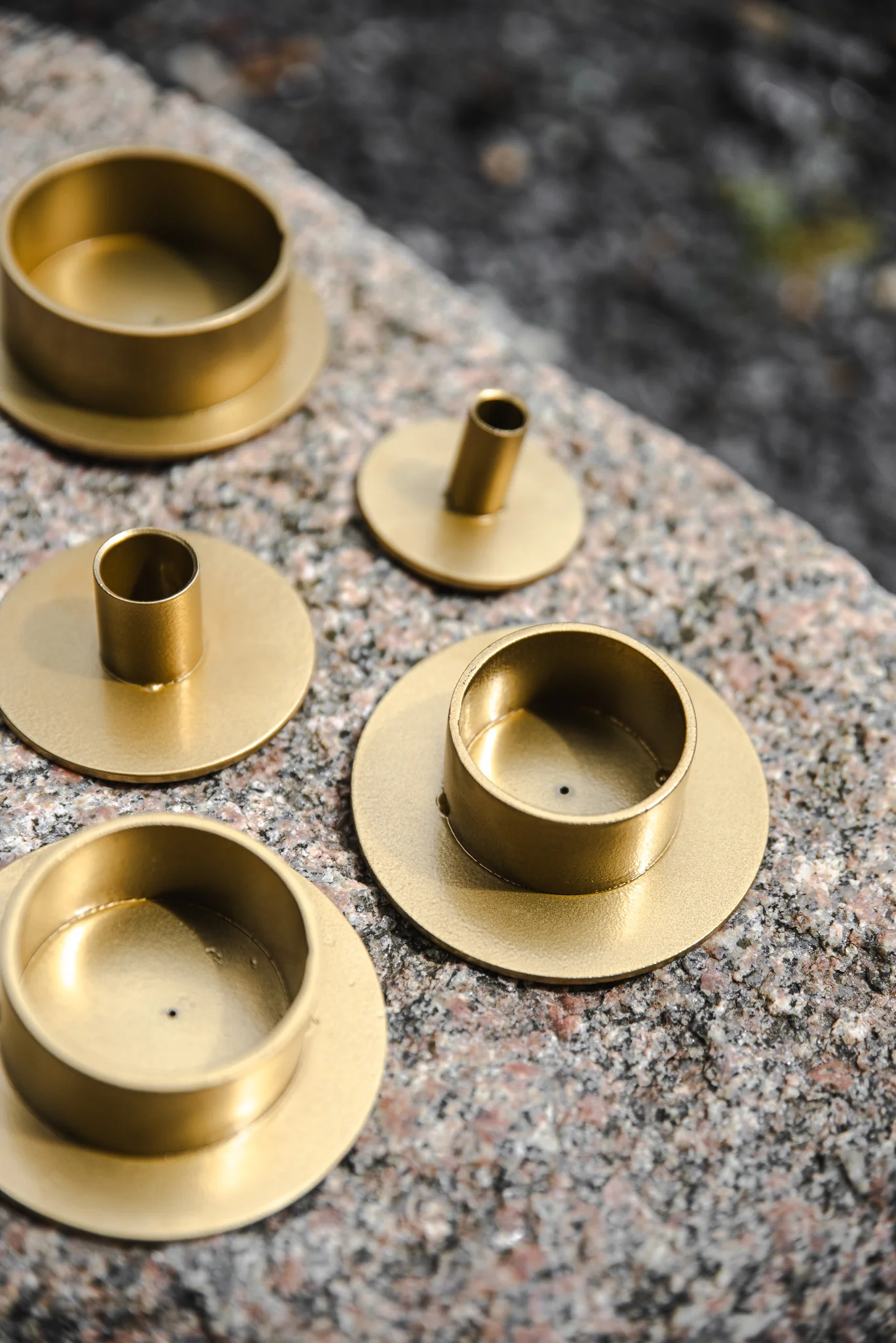 Kunstindustrien  Cirkelstage, guldfarvet - Ø5 cm.