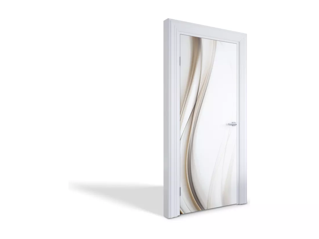 Papier peint photo pour portes intérieures - Vagues éthérées 85x205 cm