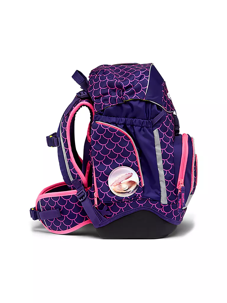 ERGOBAG Schultaschen Set 6tlg MAXI Lumi -  PerlentauchBäre lila