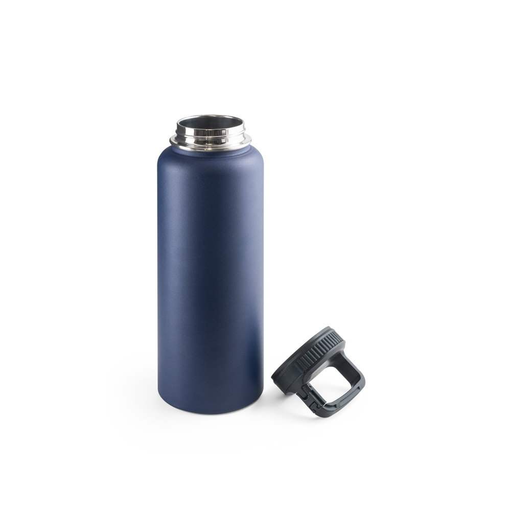 hi!dea 94283 - Bouteille en acier inoxydable recyclé à 90 % d'une grande capacité allant jusqu'à 1200 mL