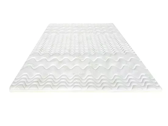 Surmatelas 180 x 200 cm mémoire de forme coutil aloe vera ép.5cm - ANTASSE de NATUREA