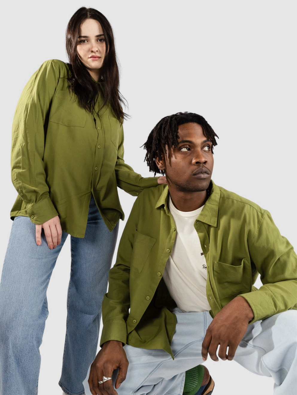 Urban Classics Flanell Shirt new olive