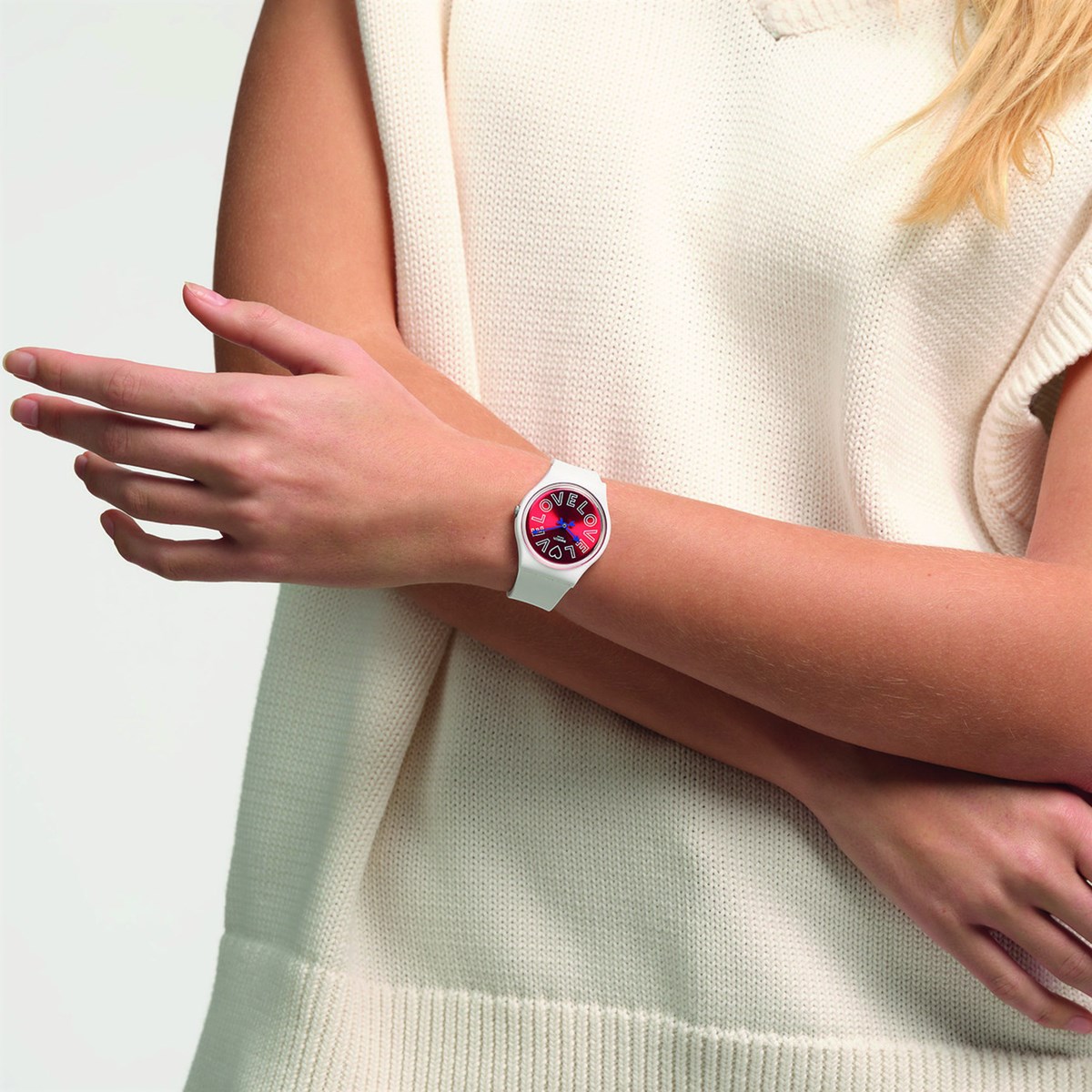 Montre femme SWATCH PUREST LOVE
