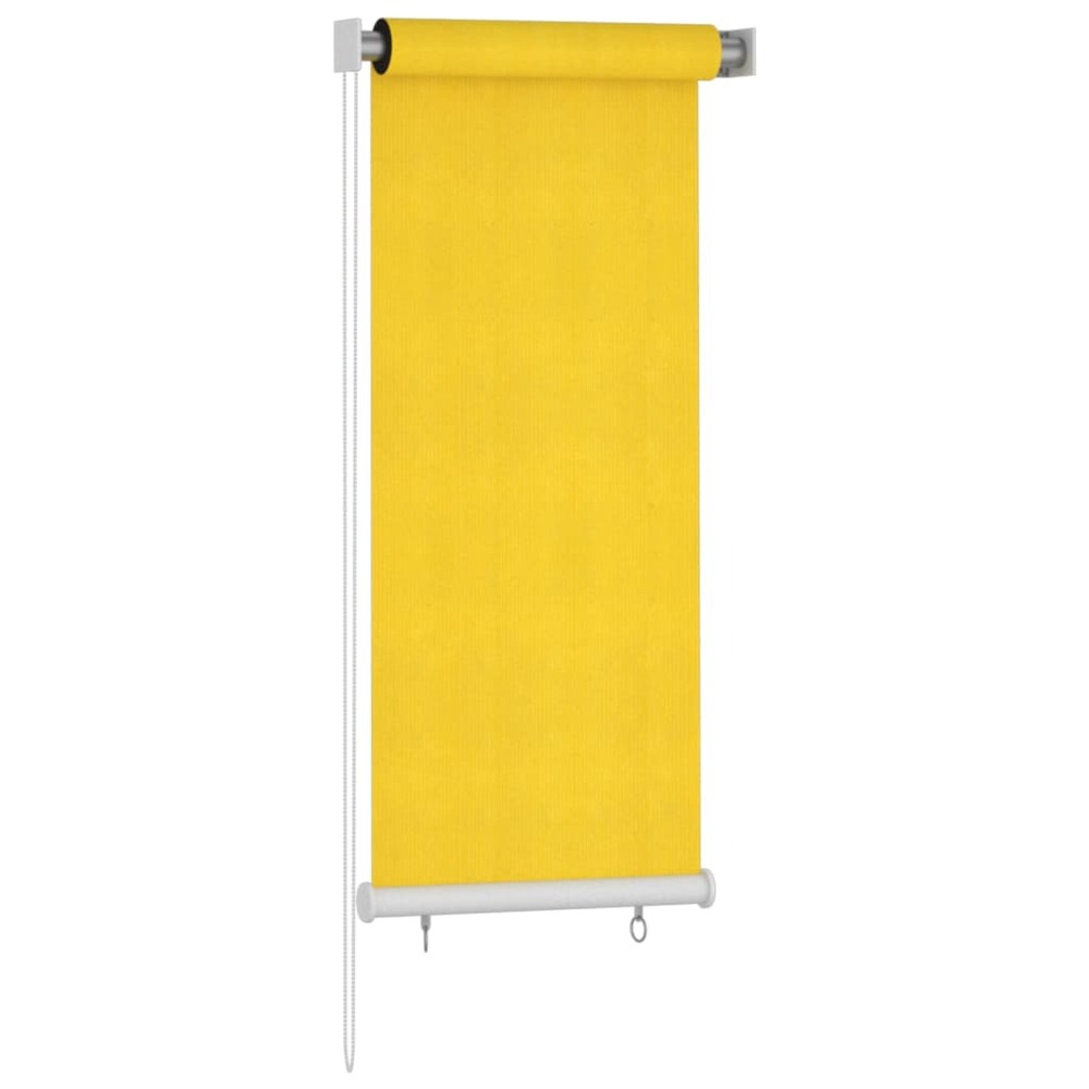 Store roulant d'extérieur 60x140 cm jaune pehd
