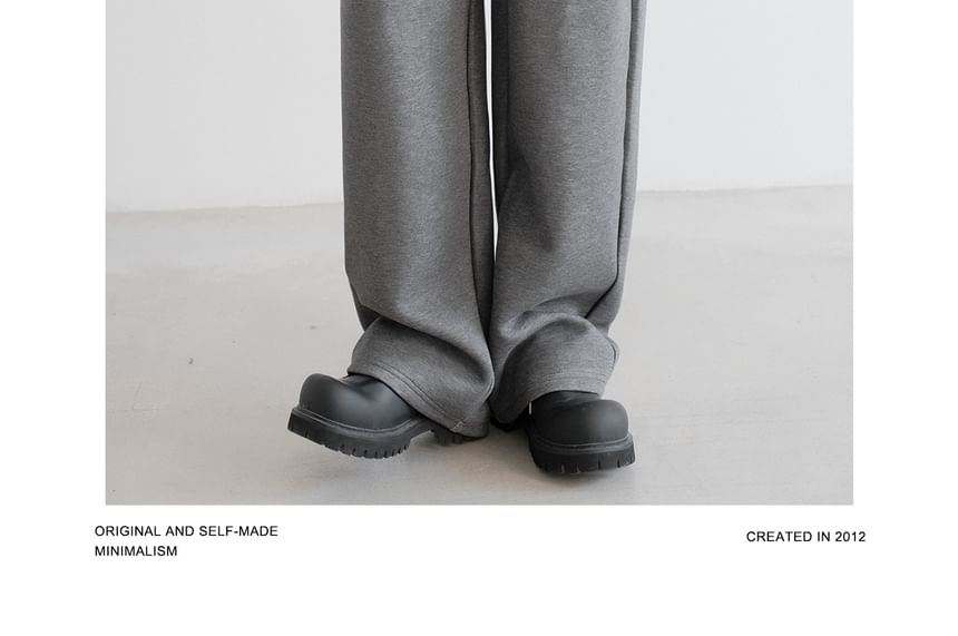 DAZO Studios - Hoge taille effen rechte broek