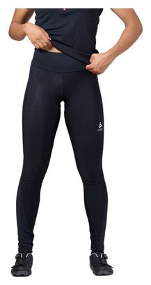 Cuissard long sans bretelles Femme Odlo Zeroweight Ceramiwarm Noir
