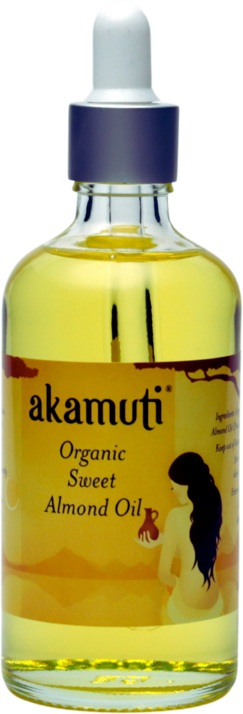 akamuti  Organic Sweet Almond Oil, 100 ml