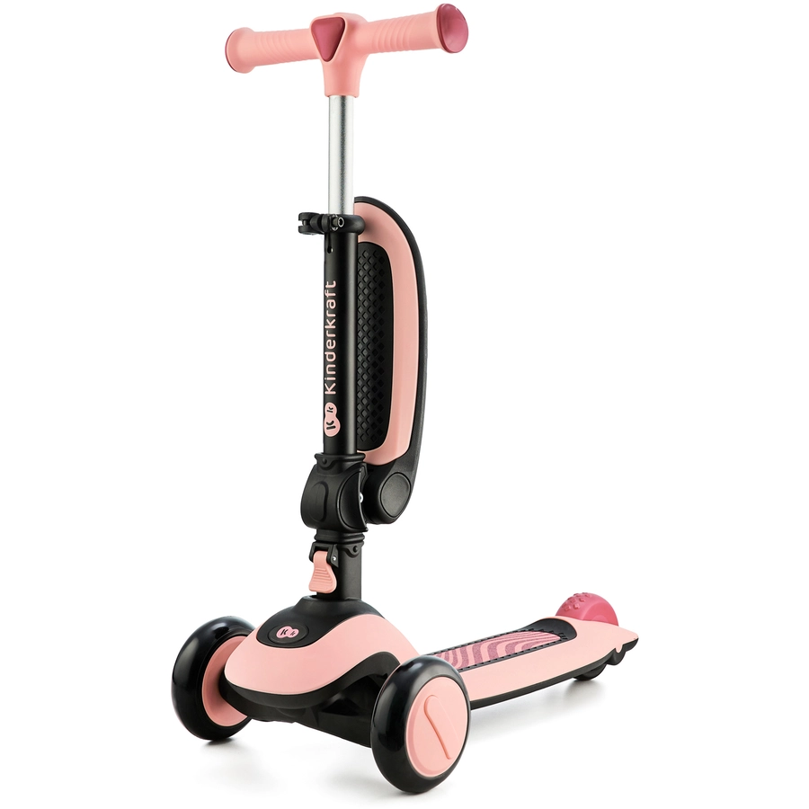 Kinderkraft 2 in 1 Laufrad & Roller Halley Rose pink